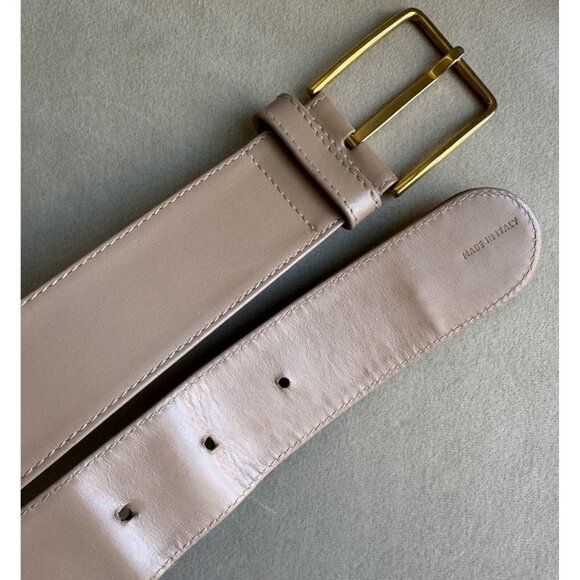 Karl Lagerfeld Vintage Beige Leather Gold Hardware Bags Decor - Picture 7 of 12